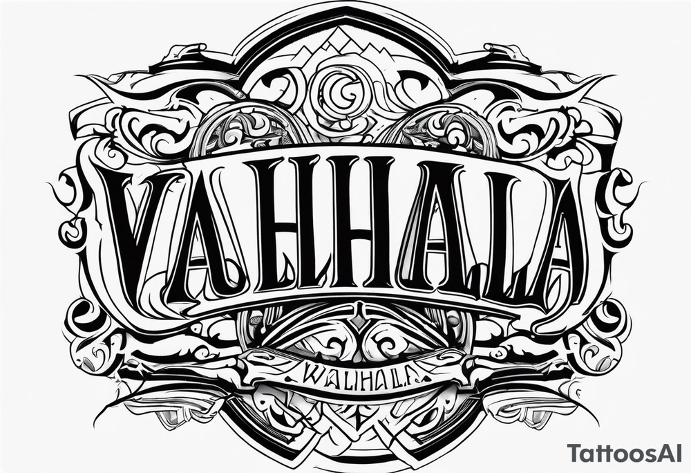 Valhalla tattoo idea