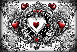 Jack of hearts tattoo idea