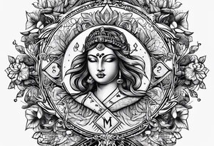 KIVIRANTA text with text ἔρως tattoo idea