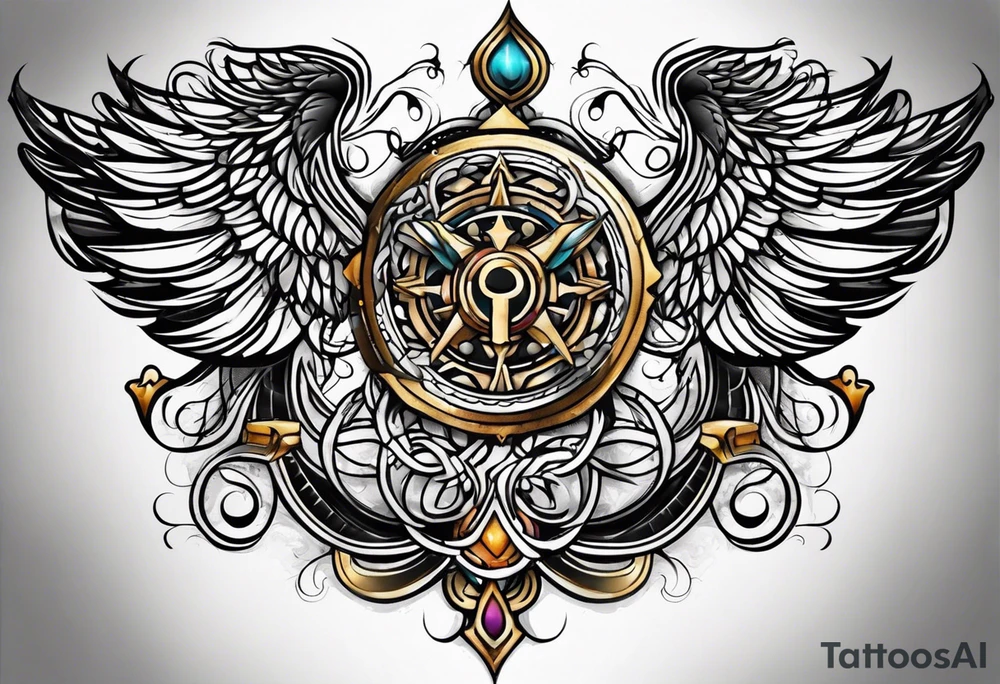 Gemini symbol tattoo idea