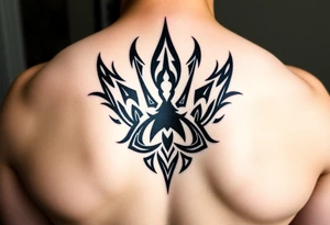 Majestic Siberian husky paw print tattoo idea