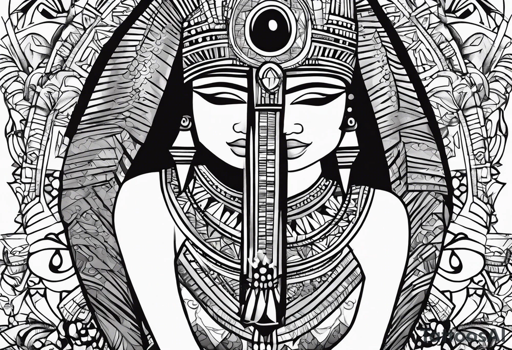 amcient egypt tattoo idea