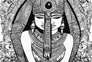 amcient egypt tattoo idea