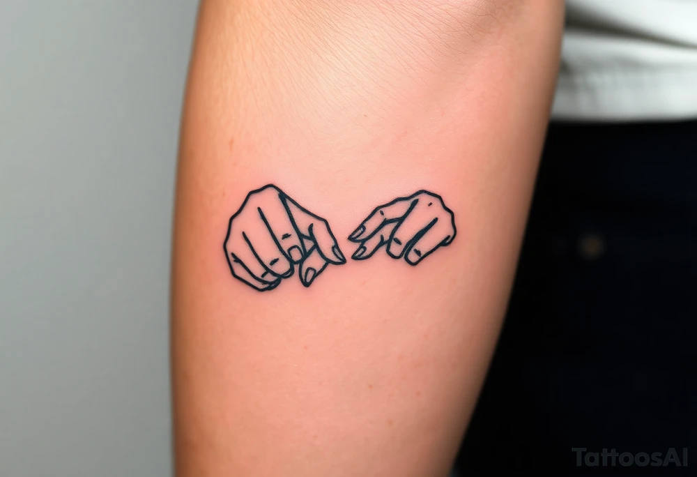 Michaelangelo hands reaching toward each other tattoo idea