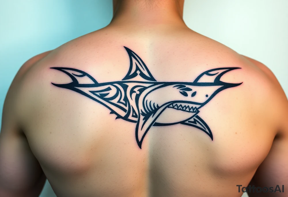 hammerhead shark tattoo idea