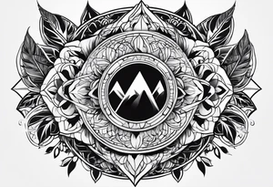Line hand designs tattoo idea