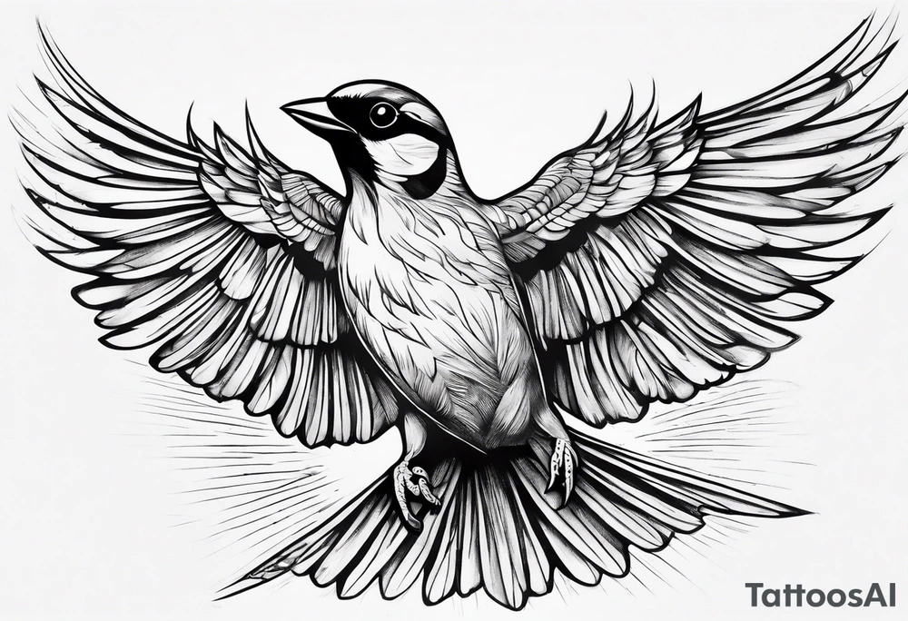 one flying
sparrow, sunrays,
make it a neck sleeve tattoo idea one flying
sparrow, sunrays,
make it a neck sleeve tattoo idea