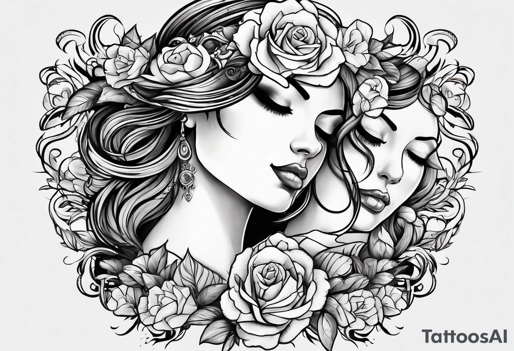 Husband and wife tattoo idea