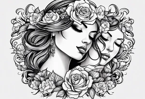 Husband and wife tattoo idea