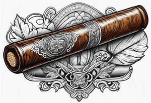 cigar tattoo idea