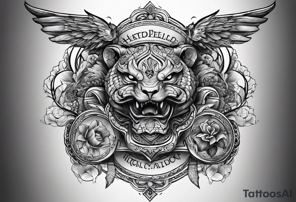 The word healed tattoo idea