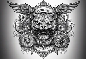 The word healed tattoo idea