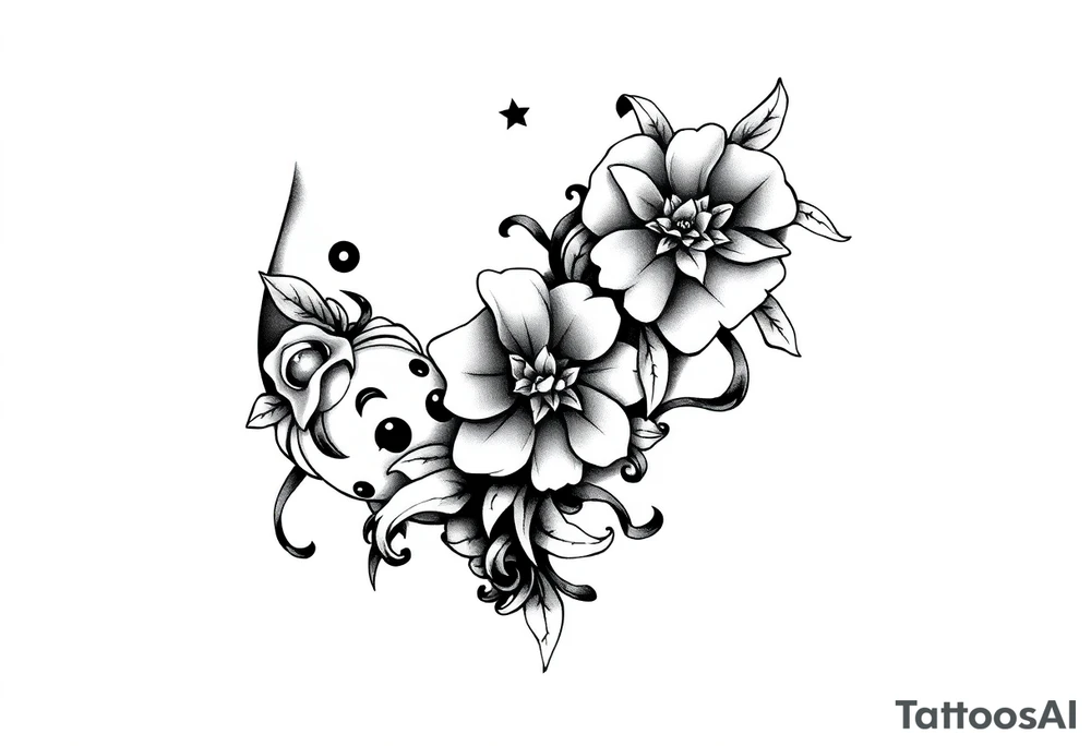 hip tattoo on the hip tattoo idea