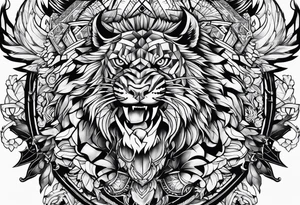 levi akerman battle vs beast tattoo idea