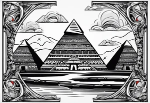 toroids, pyramids tattoo idea