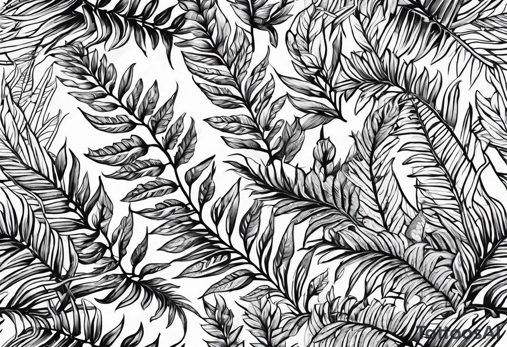 ferns tattoo idea