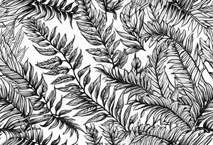 ferns tattoo idea
