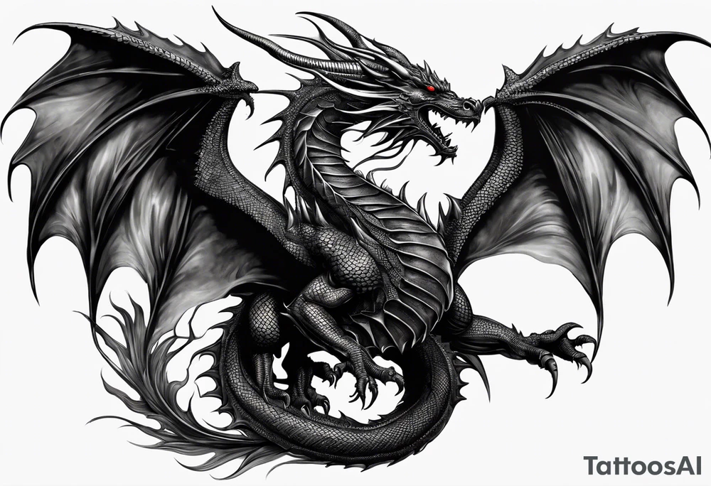 Dragon, uroboro tattoo idea
