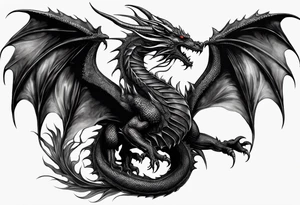 Dragon, uroboro tattoo idea