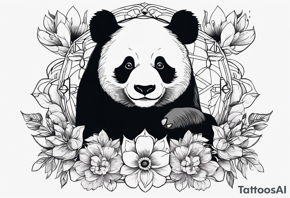 panda tattoo idea