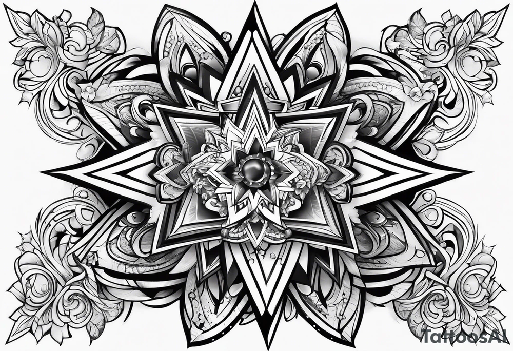 star tattoo idea
