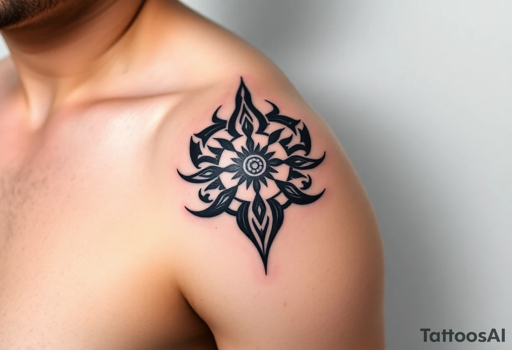 Show me some good tribal half sleeve tattoo idea