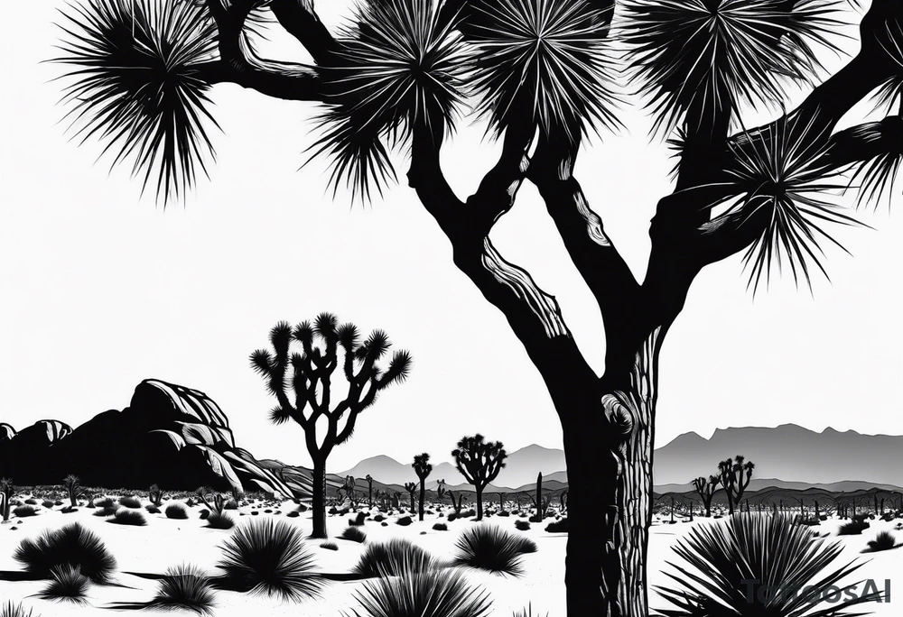 Joshua tree tattoo idea