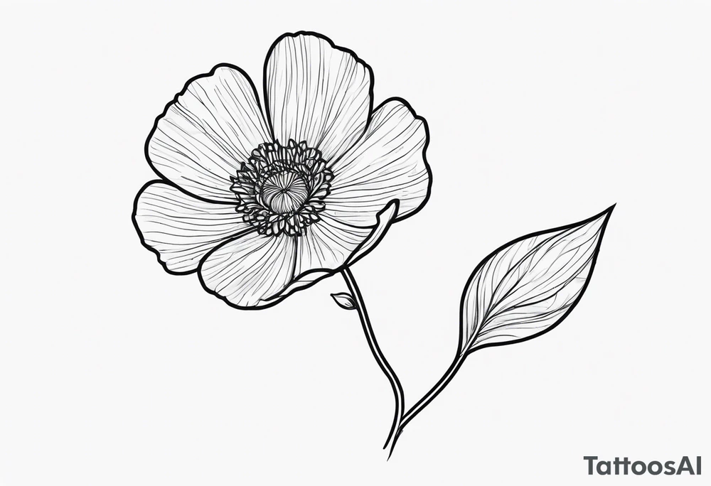 A buttercup for my brother who past away and was my best friend. It was our childhood flower. Thin lines and a small tattoo. His name is Casey.   Add a stem and make it less.  Add his name to it tattoo idea