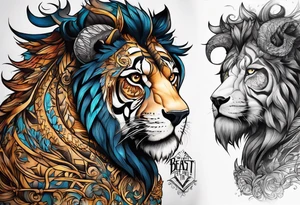 Beast time tattoo idea