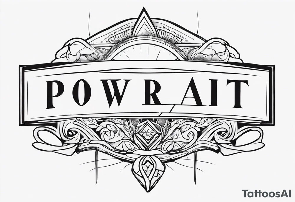 POWER WORD tattoo idea