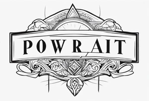 POWER WORD tattoo idea