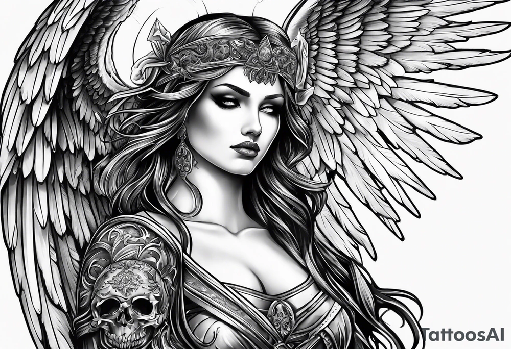Angel of death tattoo idea