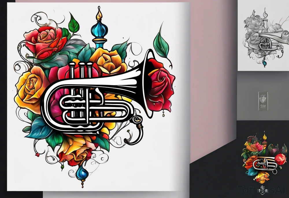 italian horn tattoo idea