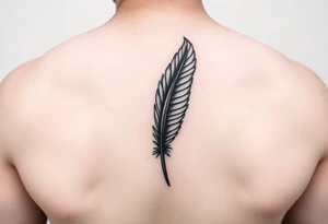black 
feathers tattoo idea