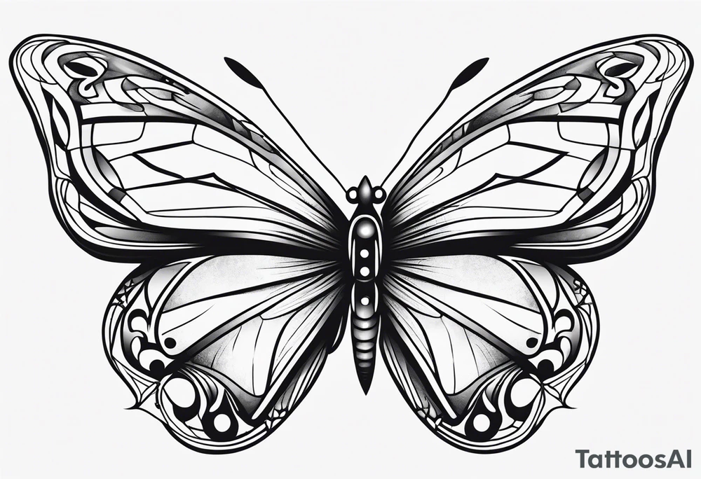 butterfly tattoo idea