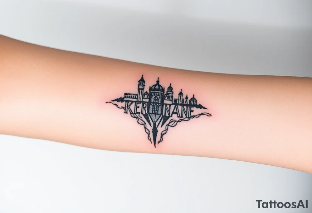 vertikalna tetovaza Beograda 11000 tattoo idea