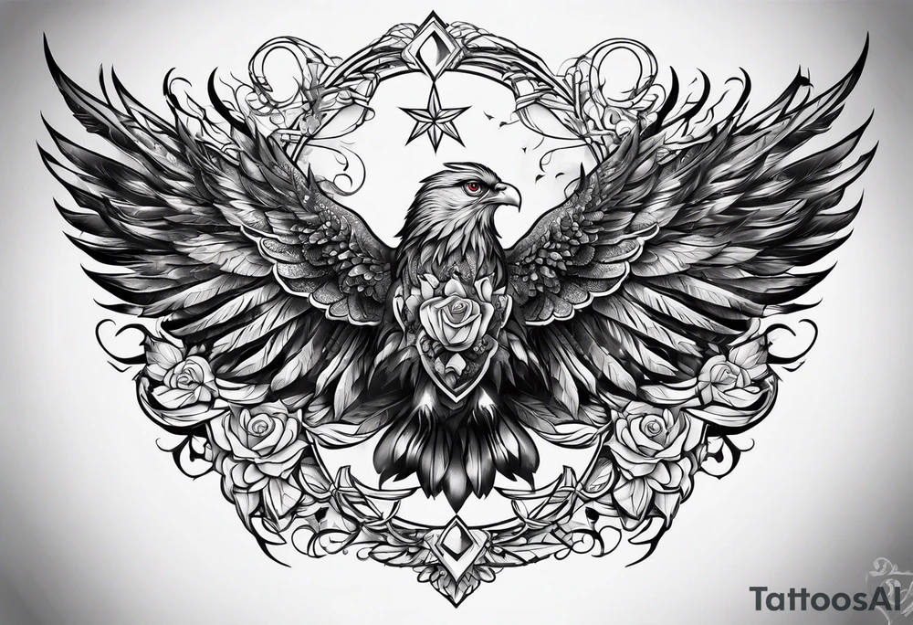 Chest tattoo tattoo idea