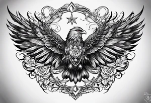Chest tattoo tattoo idea