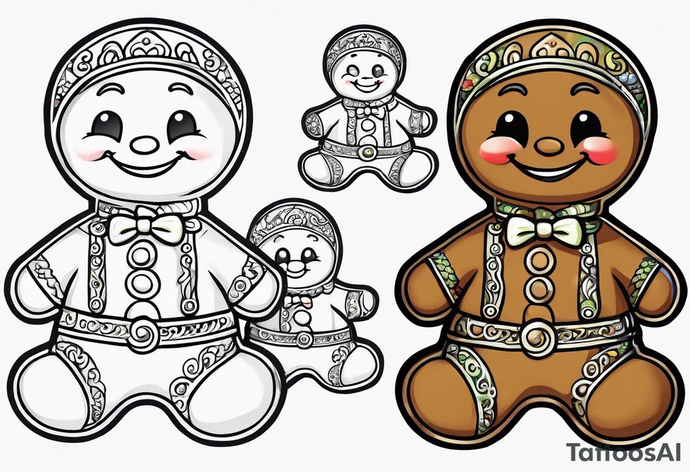 gingerbread man from shrek tattoo idea