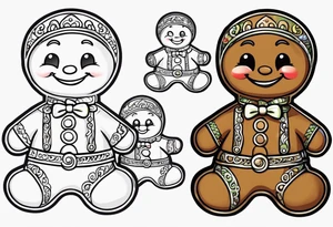 gingerbread man from shrek tattoo idea