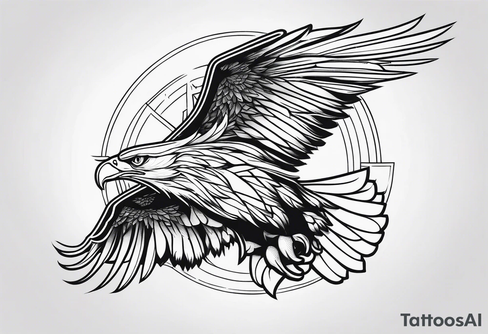 eagle shoulder tattoo tattoo idea
