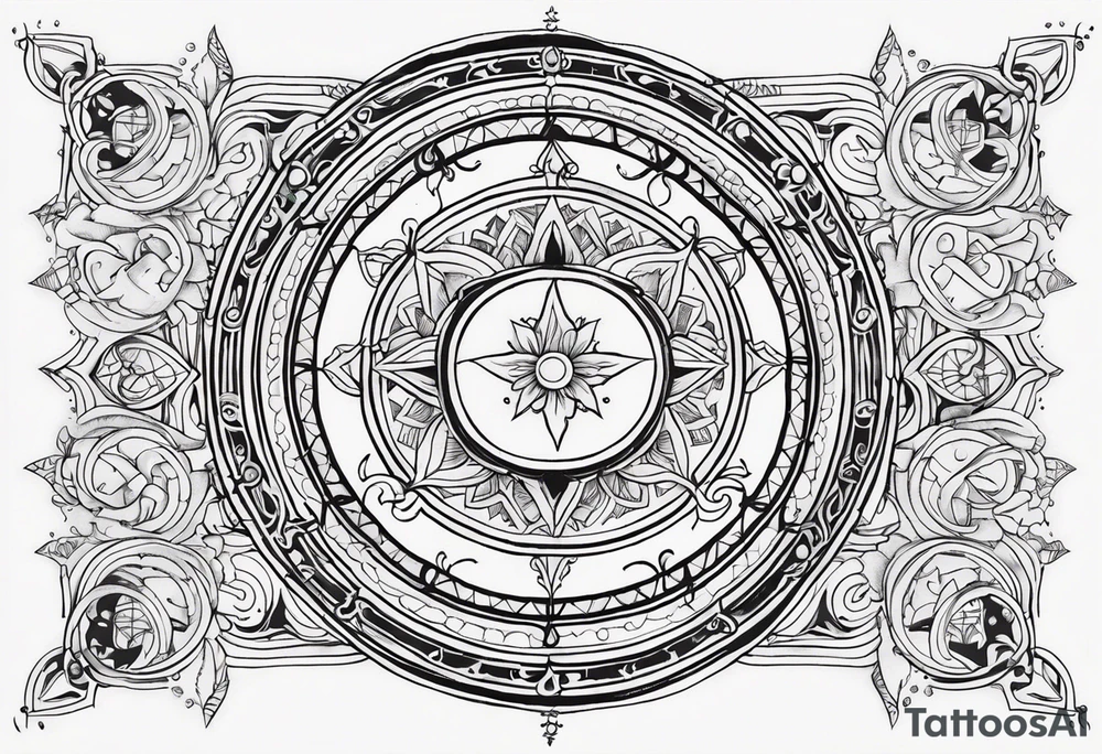 vedic astrology tattoo idea