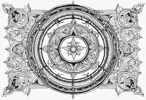 vedic astrology tattoo idea