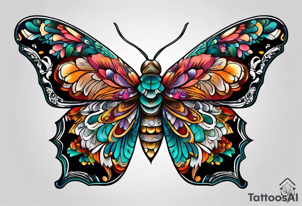 Moth Mexico tattoo idea