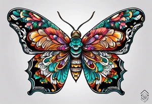 Moth Mexico tattoo idea