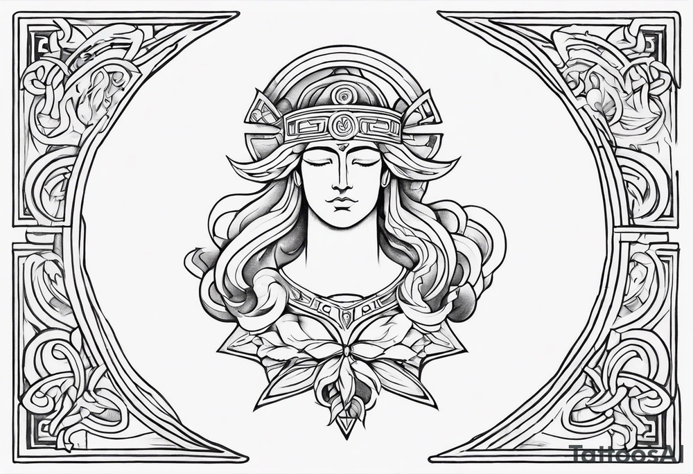 meaningful, deep, greek mythology tattoo idea