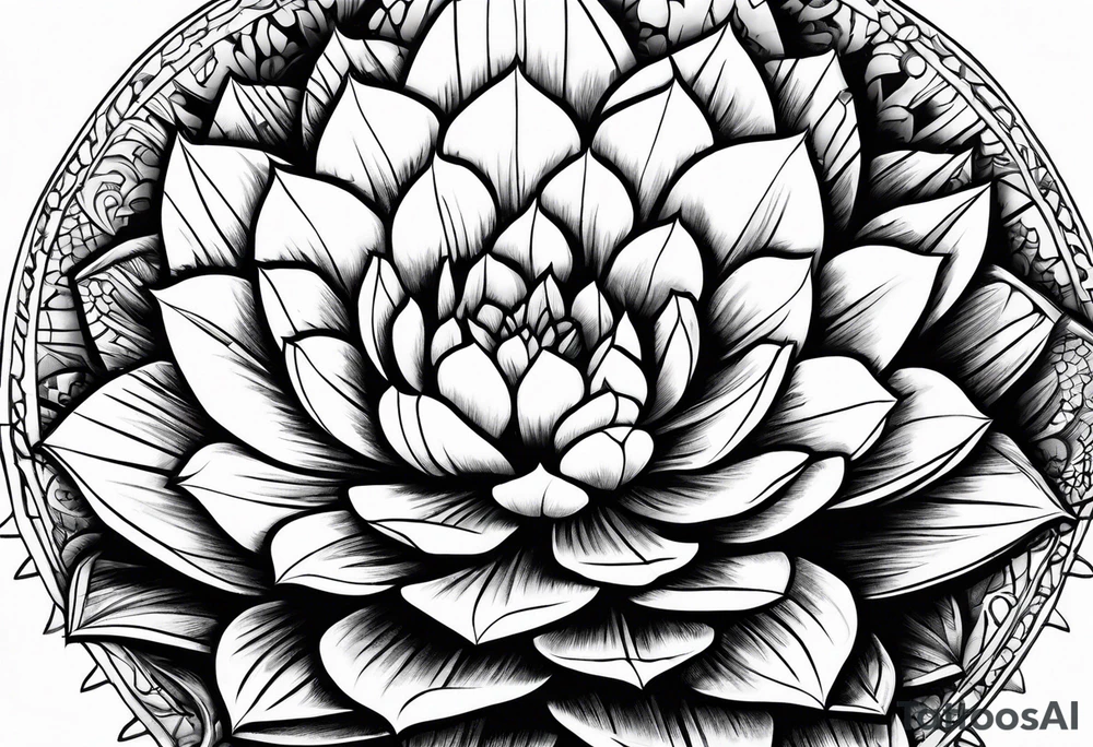 Seguro cactus tattoo idea