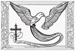 Snake and dove arm tattoo with bible verse Matthew 10:16 included tattoo idea