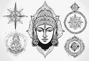 Spiritual tattoos tattoo idea