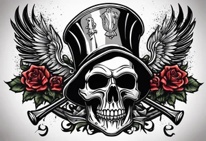 charging 
revolutionary war colonial soldier Skull face with Ar-15 and Liberty Bell Liberty or death tattoo idea